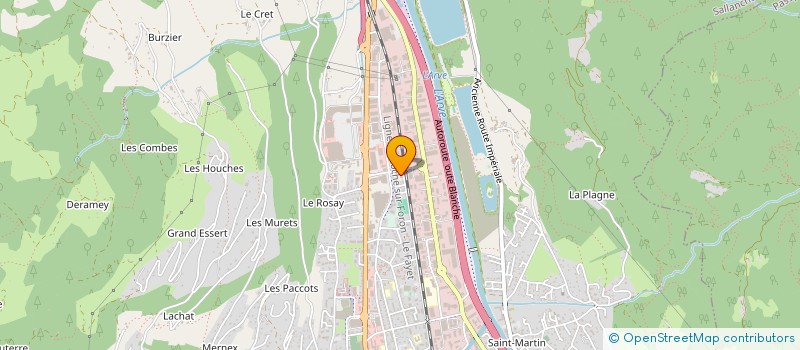 localisation de l'entreprise MADAME EBRU BOZDAG  SALLANCHES