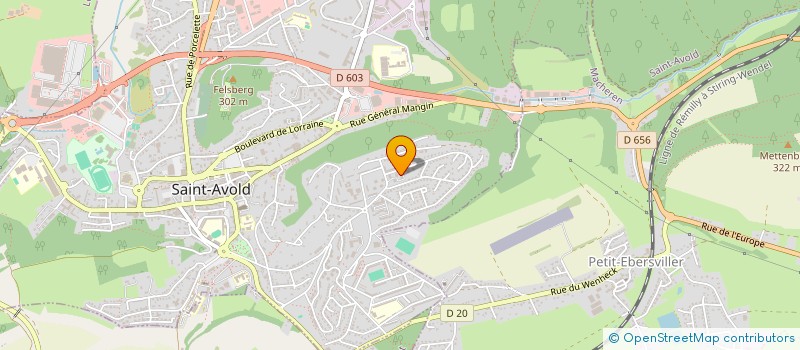 localisation de l'entreprise MADAME EBRU TURSUN  SAINT-AVOLD