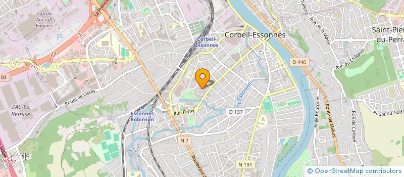localisation de l'entreprise MADAME EBTIHAL EL MEJAI à CORBEIL ESSONNES