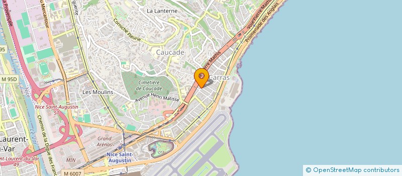 localisation de l'entreprise MADAME EBTIHEGER RAOUAFI  NICE