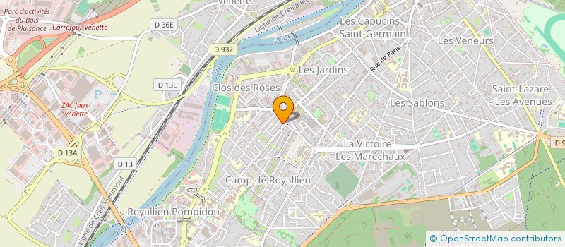 localisation de l'entreprise MADAME ECATERINA CIOCHINA  TRACY-LE-VAL