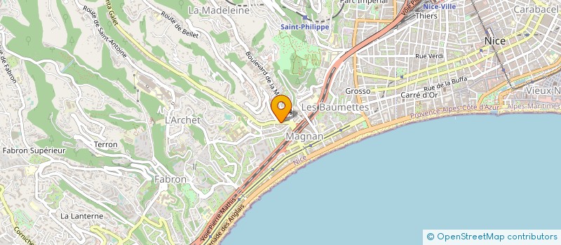 localisation de l'entreprise MADAME ECATERINA LUCINSCHI à NICE