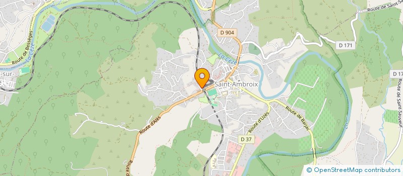 localisation de l'entreprise MADAME ECATERINA MATEI  SAINT-JULIEN-DE-CASSAGNAS