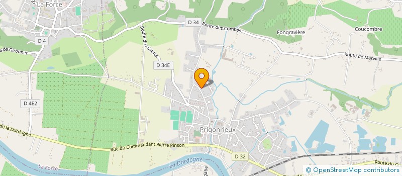 localisation de l'entreprise MADAME ECATERINA MUSTEATA  PRIGONRIEUX