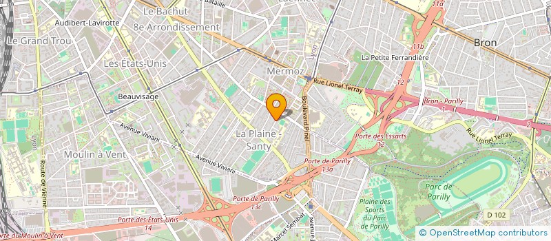 localisation de l'entreprise MADAME ECATERINA POPESCU  LYON