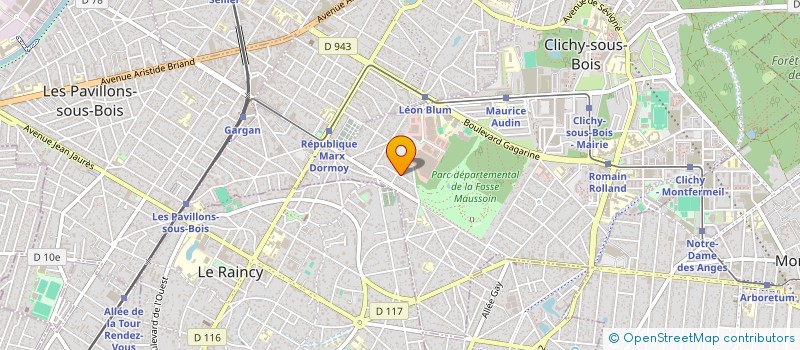 localisation de l'entreprise MADAME ECATERINA SCUTELNIC à CLICHY-SOUS-BOIS