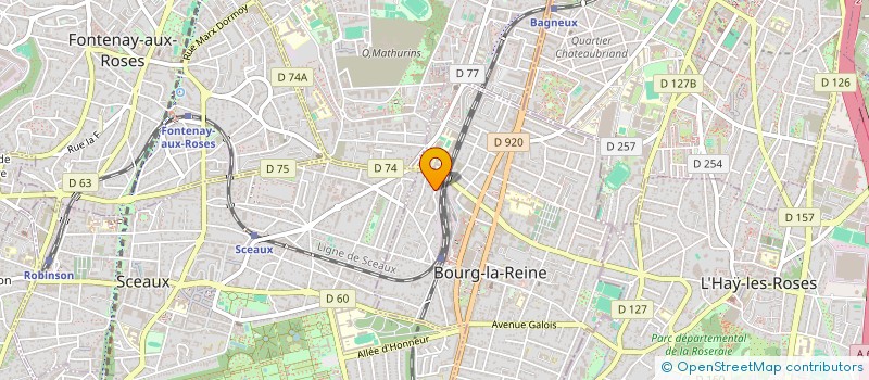 localisation de l'entreprise MADAME ECATERINA TOMITA à BOURG-LA-REINE