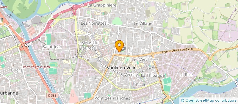 localisation de l'entreprise MADAME ECE ALTUNAY  VAULX-EN-VELIN