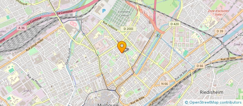 localisation de l'entreprise MADAME ECE DEMIRTASLAR  MULHOUSE