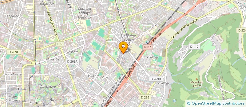 localisation de l'entreprise MADAME ECE SENER  SAINT-MARTIN-D'HERES