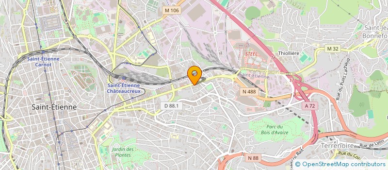 localisation de l'entreprise MADAME ECHA SOPHIA  SAINT-ETIENNE