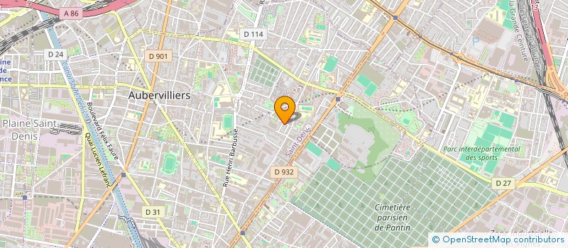 localisation de l'entreprise MADAME ECHAIMAA EL ANTAKI  AUBERVILLIERS