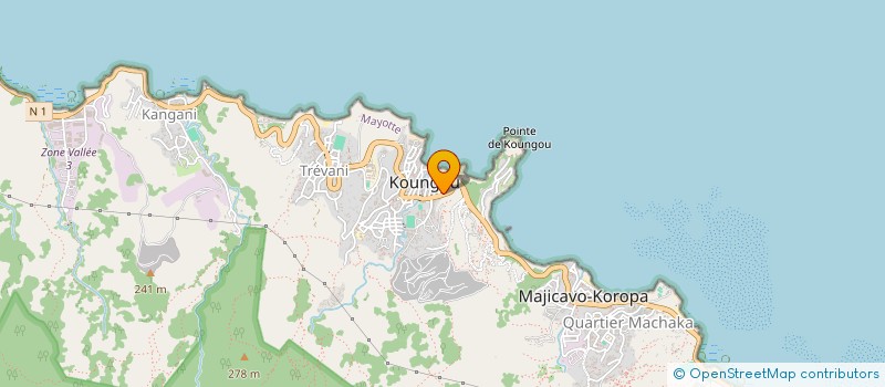 localisation de l'entreprise MADAME ECHAT ASSANI OILI à KOUNGOU
