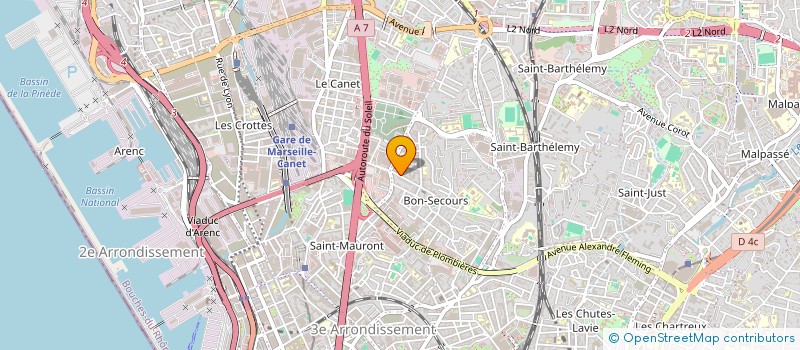 localisation de l'entreprise MADAME ECHAT SOUMAILA  MARSEILLE