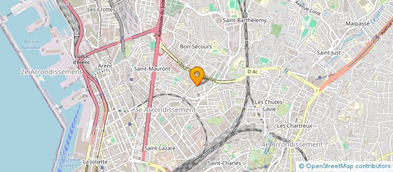 localisation de l'entreprise MADAME ECHATA ALI  MARSEILLE