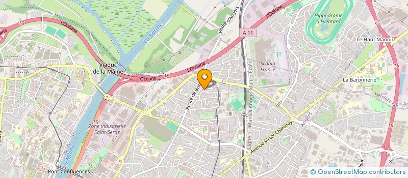 localisation de l'entreprise MADAME ECHATI DRISSA à ANGERS