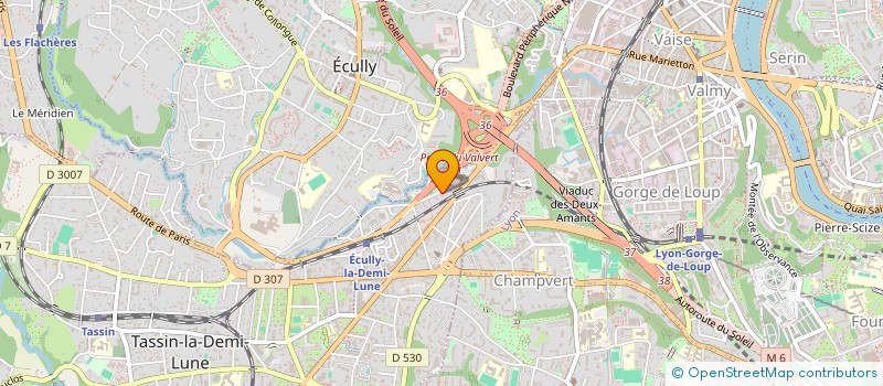 localisation de l'entreprise MADAME ECRAME TIFOUR  TASSIN-LA-DEMI-LUNE