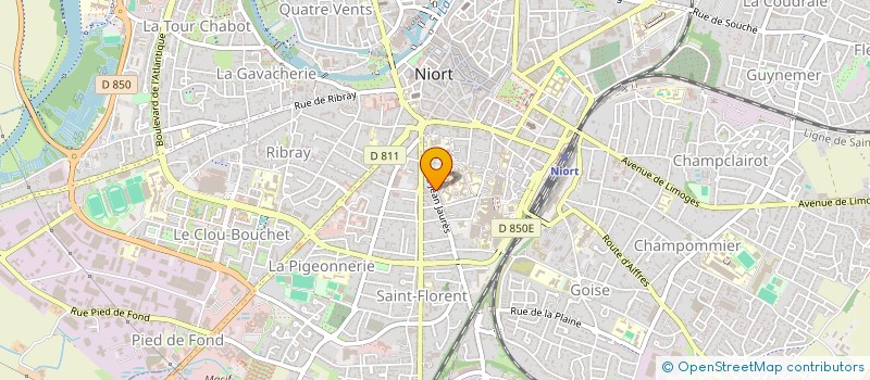 localisation de l'entreprise MADAME EDA URBAIN à NIORT