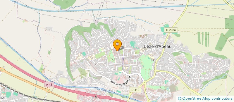 localisation de l'entreprise MADAME EDANUR DOGRUDIL  L'ISLE-D'ABEAU