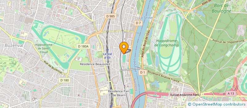 localisation de l'entreprise MADAME EDDA BACH  SAINT-CLOUD