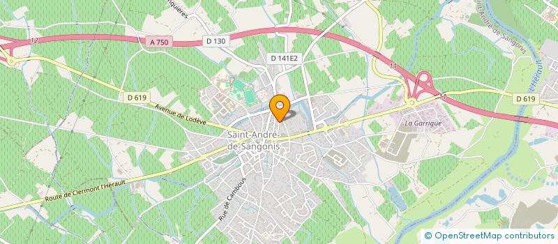 localisation de l'entreprise MADAME EDDA MILESI  SAINT-ANDRE-DE-SANGONIS