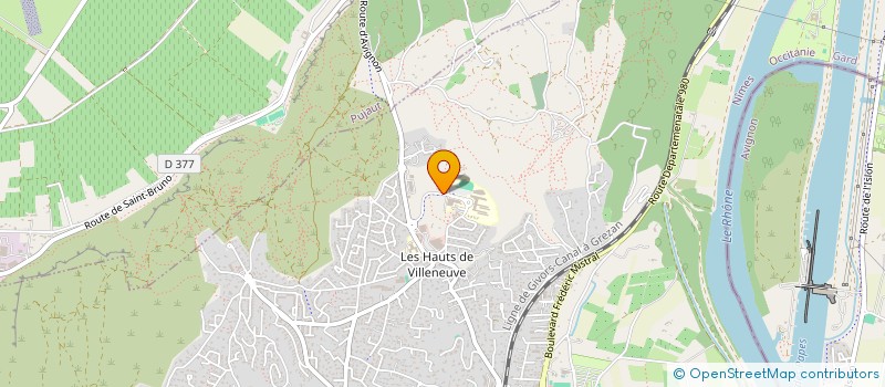 localisation de l'entreprise MADAME EDDA SILLOU  VILLENEUVE-LES-AVIGNON