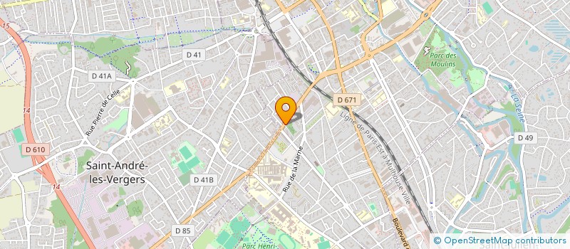 localisation de l'entreprise MADAME EDEINE MESSAOUDI  TROYES