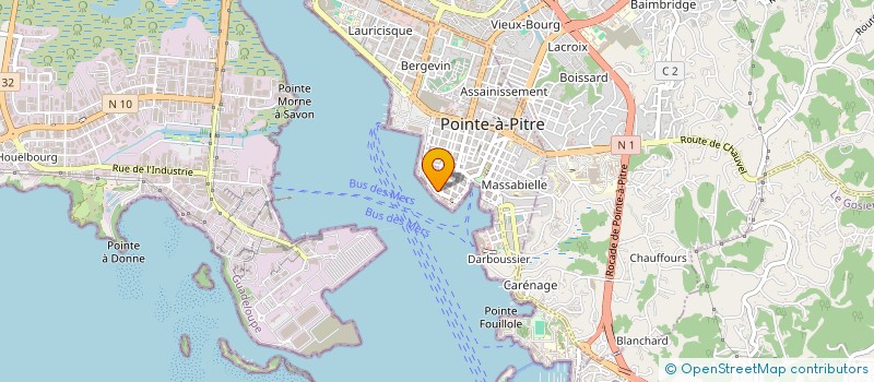 localisation de l'entreprise MADAME EDEL FINKE à POINTE-A-PITRE