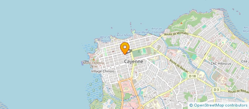 localisation de l'entreprise MADAME EDELINE DORASCA  CAYENNE