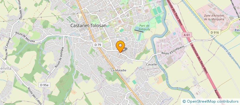 localisation de l'entreprise MADAME EDEN ABRHA à CASTANET-TOLOSAN