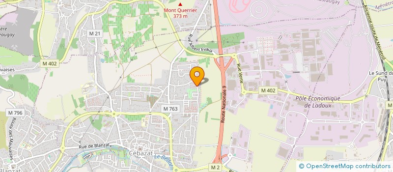 localisation de l'entreprise MADAME EDEN BESSOT  CEBAZAT