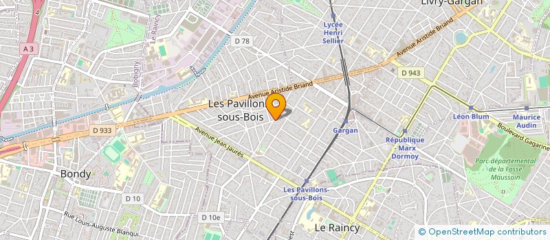 localisation de l'entreprise MADAME EDEN DOUIEB  LES PAVILLONS-SOUS-BOIS