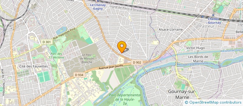 localisation de l'entreprise MADAME EDEN FALCK  GAGNY