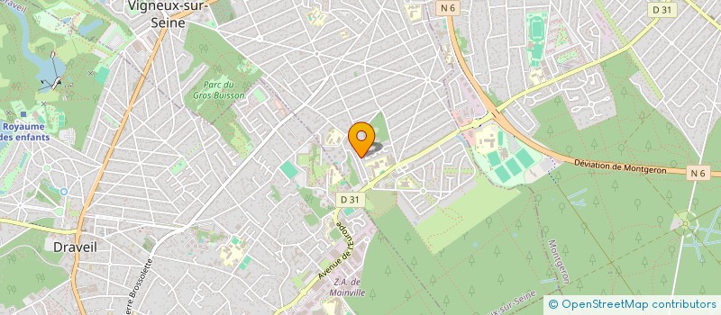 localisation de l'entreprise MADAME EDEN FUSIL  VIGNEUX-SUR-SEINE