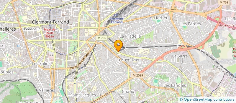 localisation de l'entreprise MADAME EDEN LEBEGUE à CLERMONT-FERRAND