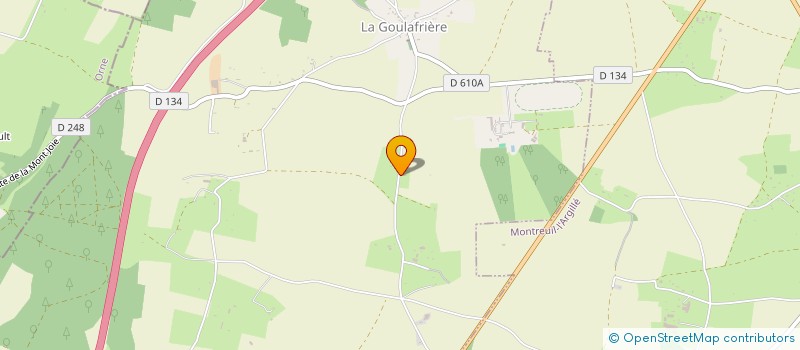 localisation de l'entreprise MADAME EDEN-SARAH BITTON  LA GOULAFRIERE