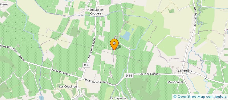 localisation de l'entreprise MADAME EDHITE LOUGRAT  THENAC