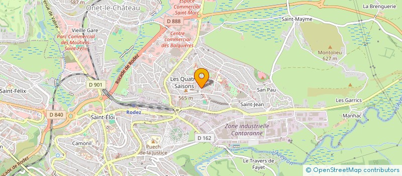 localisation de l'entreprise MADAME EDIA COFFI  ONET-LE-CHATEAU