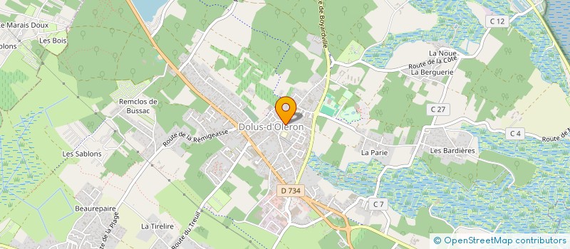 localisation de l'entreprise MADAME EDILE GIRARD  SAINT-GEORGES-D OLERON