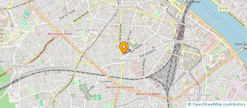 localisation de l'entreprise MADAME EDILEUZA PINTO  BORDEAUX