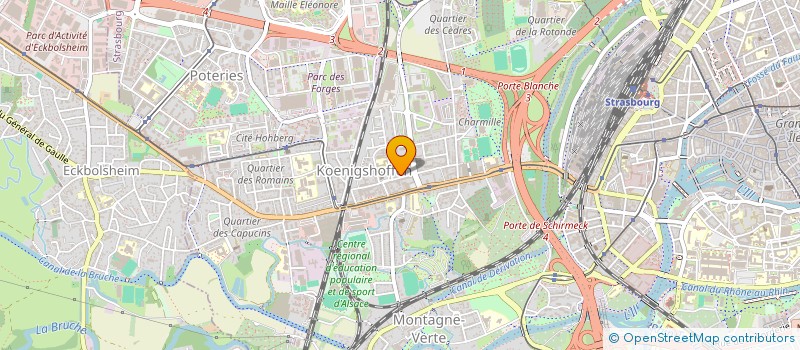 localisation de l'entreprise MADAME EDINA HUSANOVIC  STRASBOURG