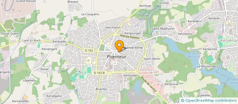 localisation de l'entreprise MADAME EDINA MONTEIRO  PLOEMEUR