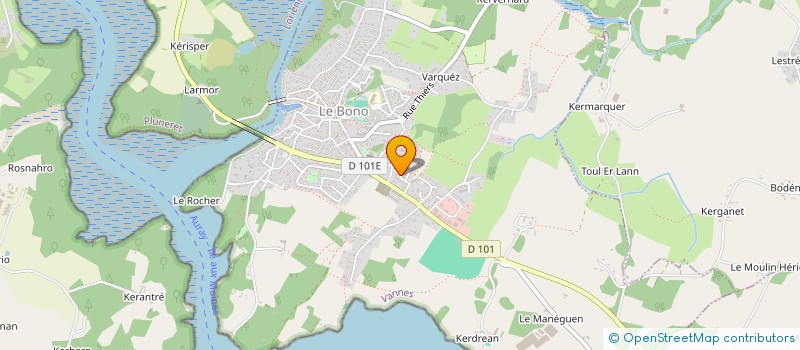 localisation de l'entreprise MADAME EDINA PRNJAVORAC à LE BONO