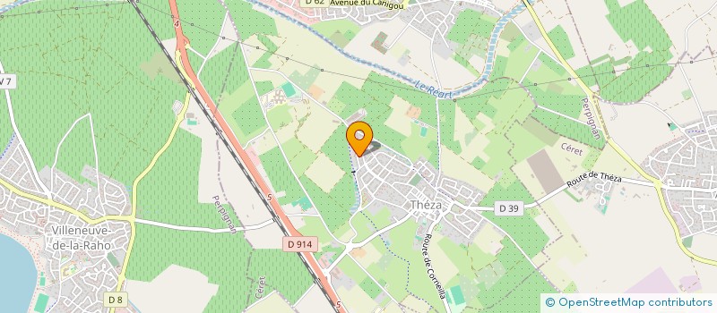 localisation de l'entreprise MADAME EDITE MESQUITA MIGUEL  THEZA