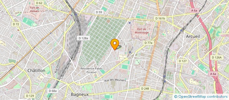 localisation de l'entreprise MADAME EDITE SANTOS RIBEIRO à BAGNEUX