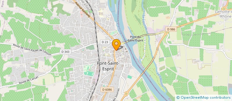 localisation de l'entreprise MADAME EDITH ADNET à PONT-SAINT-ESPRIT