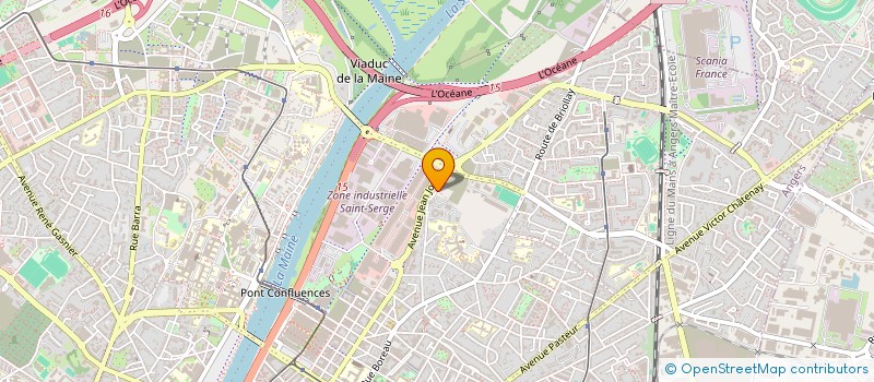 localisation de l'entreprise MADAME EDITH ALBANHAC à ANGERS