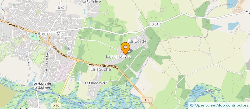 localisation de l'entreprise MADAME EDITH ARCHAMBAULT à BREM-SUR-MER