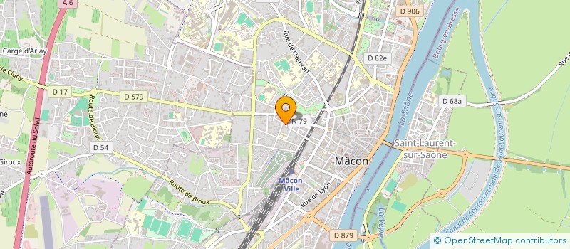 localisation de l'entreprise MADAME EDITH BAILLY à MACON