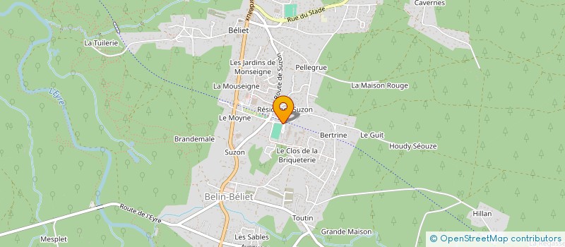 localisation de l'entreprise MADAME EDITH BALLION à LUGOS